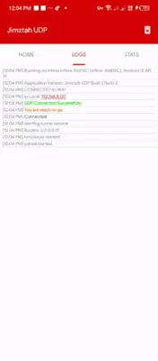 Jimztah UDP android App screenshot 1